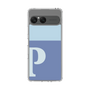 Slim Protection Case［ Original - initial two tone - P blue ］