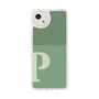 Slim Protection Case［ Original - initial two tone - P green ］