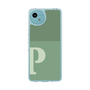 Slim Protection Case［ Original - initial two tone - P green ］