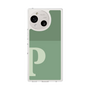 Slim Protection Case［ Original - initial two tone - P green ］