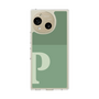 Slim Protection Case［ Original - initial two tone - P green ］