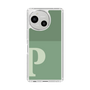 Slim Protection Case［ Original - initial two tone - P green ］