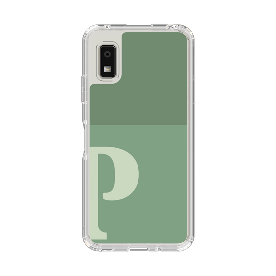Slim Protection Case［ Original - initial two tone - P green ］