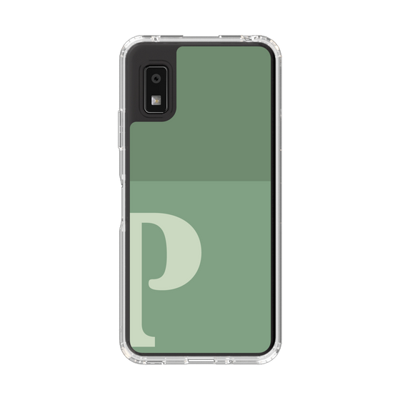 Slim Protection Case［ Original - initial two tone - P green ］