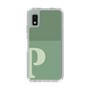 Slim Protection Case［ Original - initial two tone - P green ］