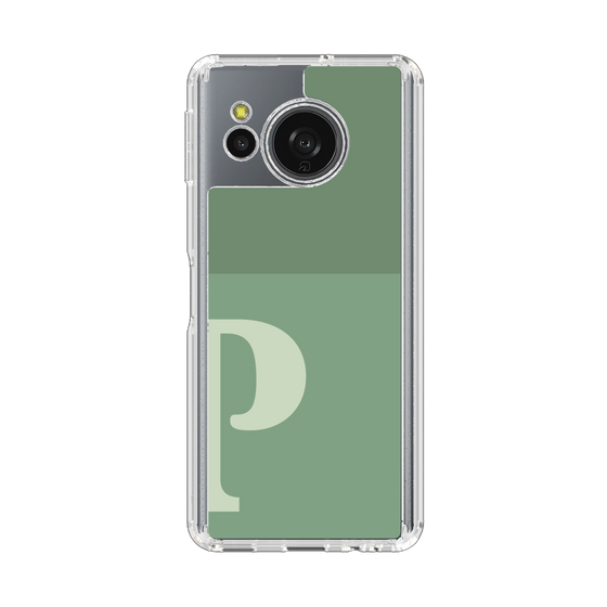 Slim Protection Case［ Original - initial two tone - P green ］