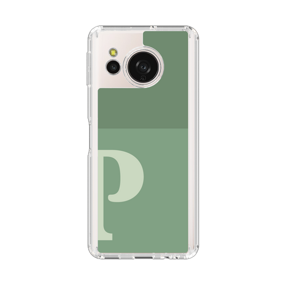 Slim Protection Case［ Original - initial two tone - P green ］