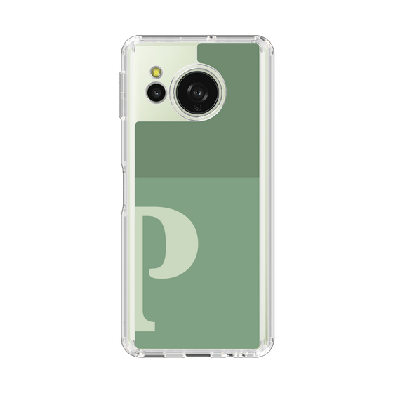 Slim Protection Case［ Original - initial two tone - P green ］