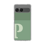 Slim Protection Case［ Original - initial two tone - P green ］