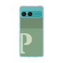 Slim Protection Case［ Original - initial two tone - P green ］