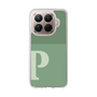 Slim Protection Case［ Original - initial two tone - P green ］