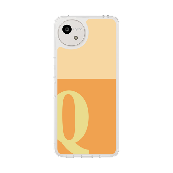 Slim Protection Case［ Original - initial two tone - Q orange ］