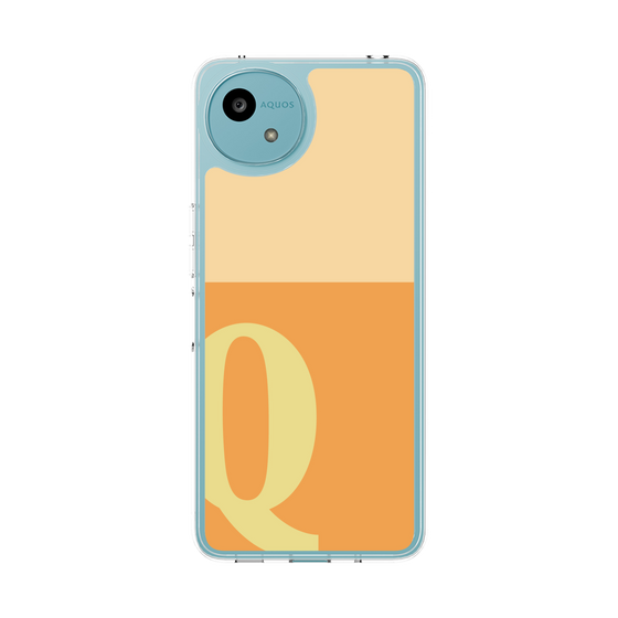 Slim Protection Case［ Original - initial two tone - Q orange ］