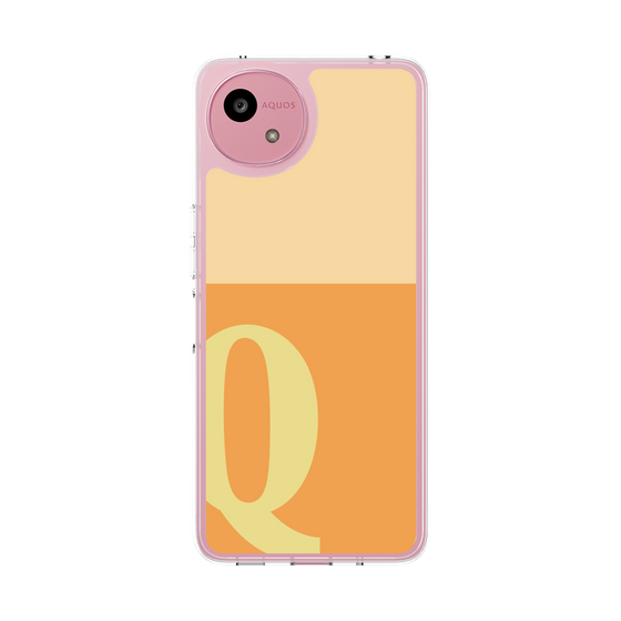 Slim Protection Case［ Original - initial two tone - Q orange ］