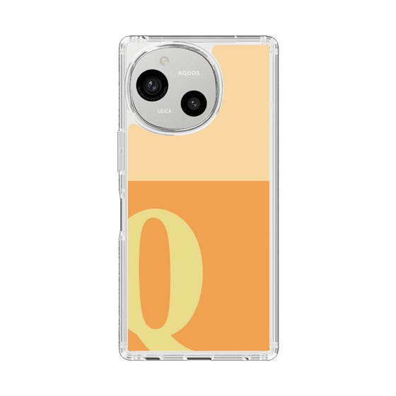 Slim Protection Case［ Original - initial two tone - Q orange ］
