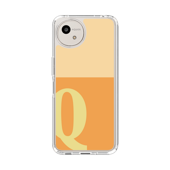Slim Protection Case［ Original - initial two tone - Q orange ］