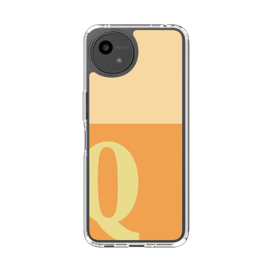 Slim Protection Case［ Original - initial two tone - Q orange ］