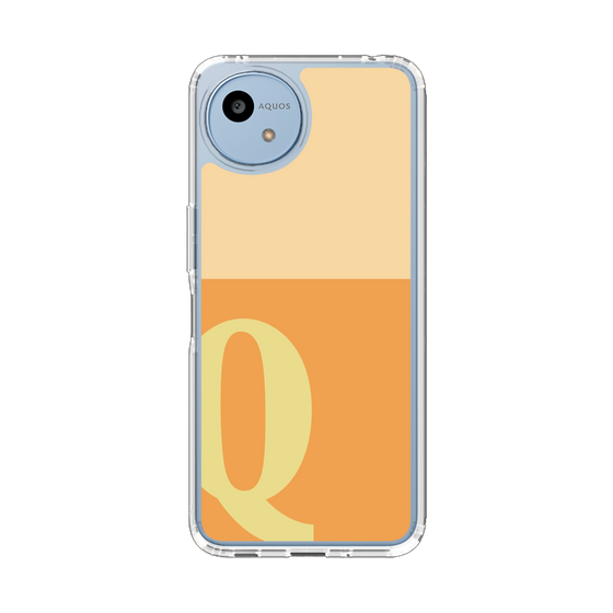 Slim Protection Case［ Original - initial two tone - Q orange ］