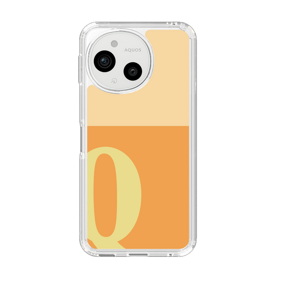 Slim Protection Case［ Original - initial two tone - Q orange ］