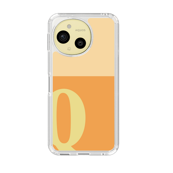 Slim Protection Case［ Original - initial two tone - Q orange ］