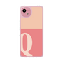 Slim Protection Case［ Original - initial two tone - Q pink ］