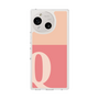 Slim Protection Case［ Original - initial two tone - Q pink ］