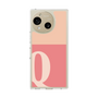 Slim Protection Case［ Original - initial two tone - Q pink ］