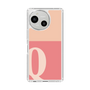 Slim Protection Case［ Original - initial two tone - Q pink ］