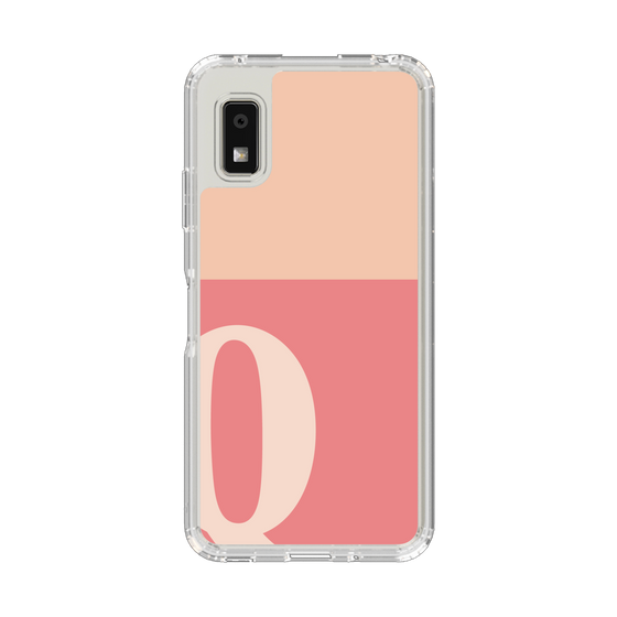 Slim Protection Case［ Original - initial two tone - Q pink ］