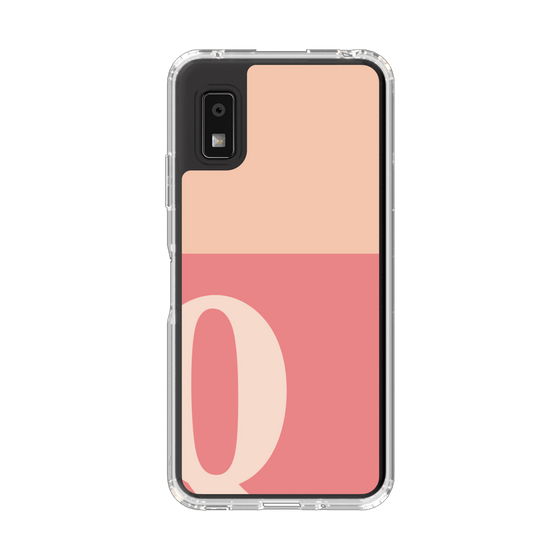 Slim Protection Case［ Original - initial two tone - Q pink ］