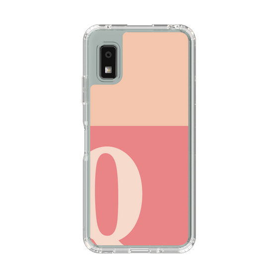 Slim Protection Case［ Original - initial two tone - Q pink ］