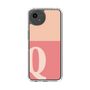 Slim Protection Case［ Original - initial two tone - Q pink ］
