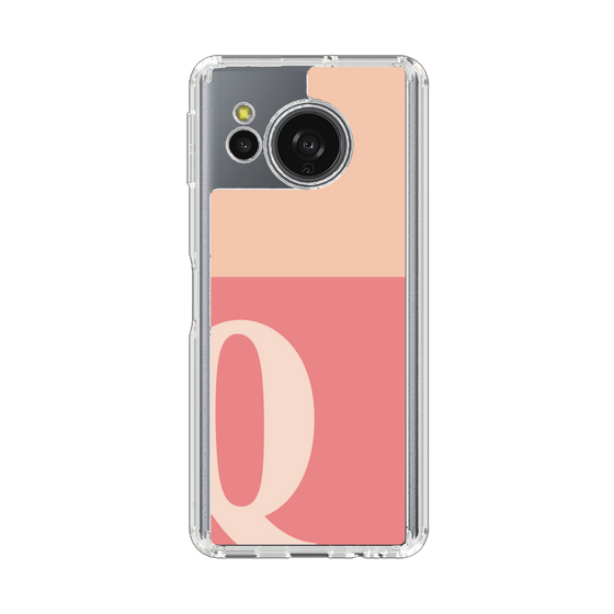 Slim Protection Case［ Original - initial two tone - Q pink ］