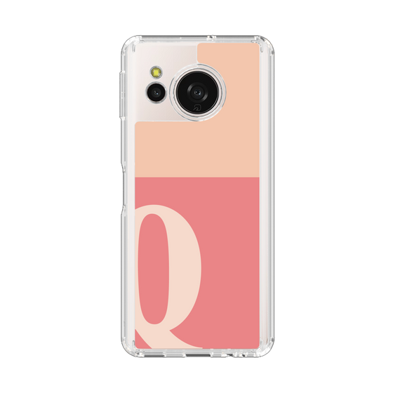 Slim Protection Case［ Original - initial two tone - Q pink ］