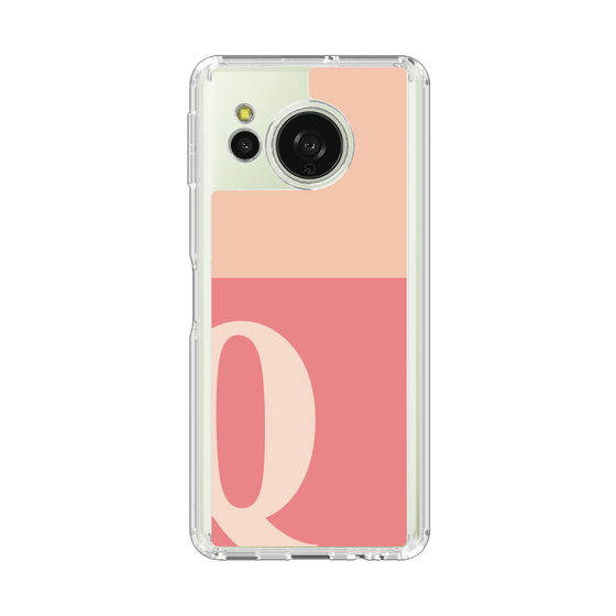 Slim Protection Case［ Original - initial two tone - Q pink ］