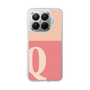 Slim Protection Case［ Original - initial two tone - Q pink ］