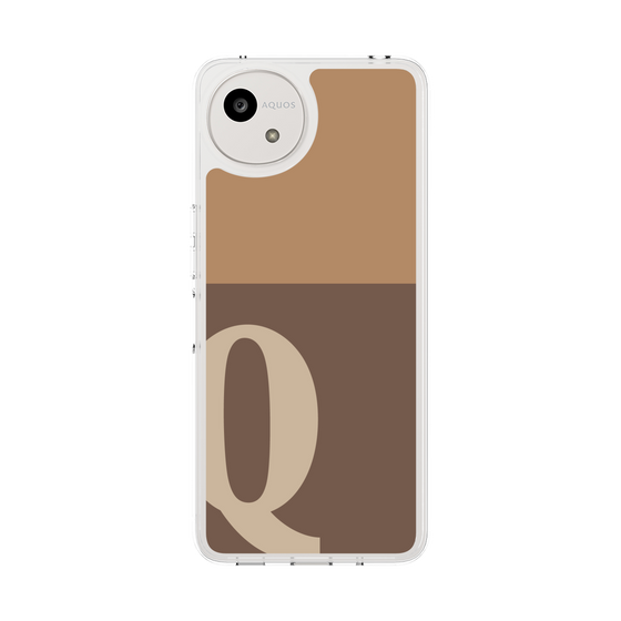 Slim Protection Case［ Original - initial two tone - Q brown ］