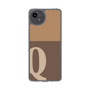 Slim Protection Case［ Original - initial two tone - Q brown ］