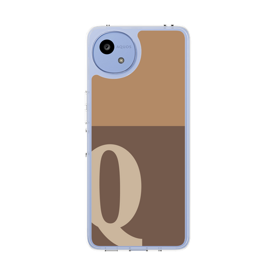 Slim Protection Case［ Original - initial two tone - Q brown ］