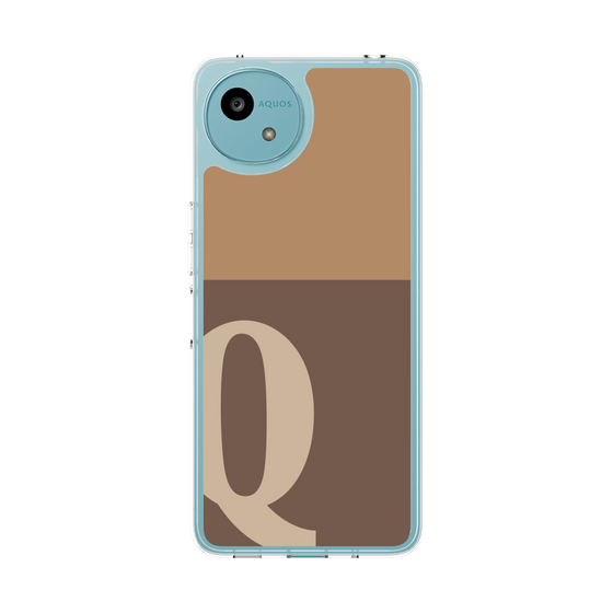 Slim Protection Case［ Original - initial two tone - Q brown ］