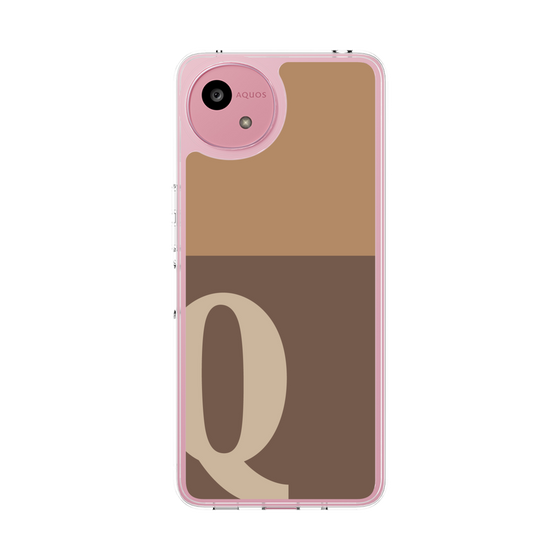 Slim Protection Case［ Original - initial two tone - Q brown ］