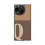 Slim Protection Case［ Original - initial two tone - Q brown ］