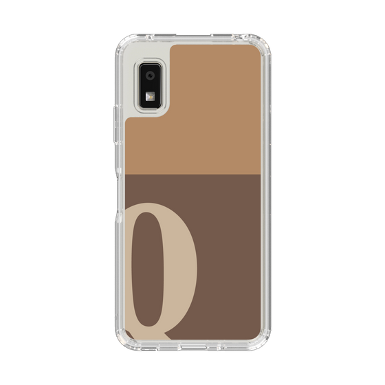 Slim Protection Case［ Original - initial two tone - Q brown ］