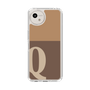 Slim Protection Case［ Original - initial two tone - Q brown ］