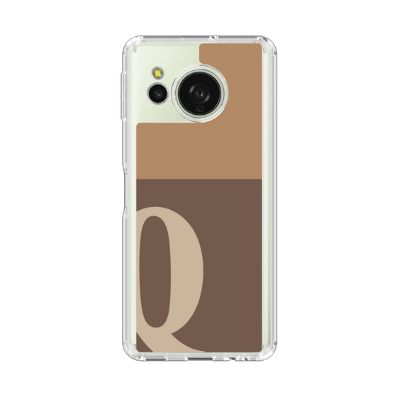 Slim Protection Case［ Original - initial two tone - Q brown ］