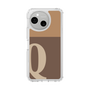 Slim Protection Case［ Original - initial two tone - Q brown ］