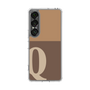 Slim Protection Case［ Original - initial two tone - Q brown ］