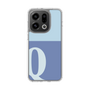 Slim Protection Case［ Original - initial two tone - Q blue ］