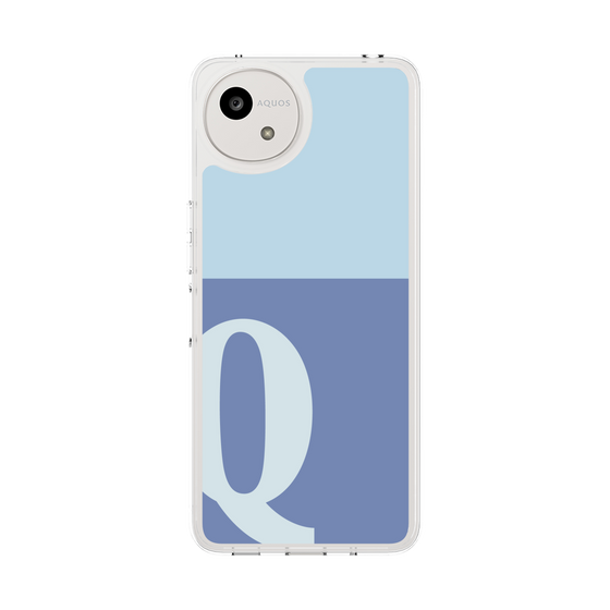 Slim Protection Case［ Original - initial two tone - Q blue ］