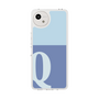 Slim Protection Case［ Original - initial two tone - Q blue ］